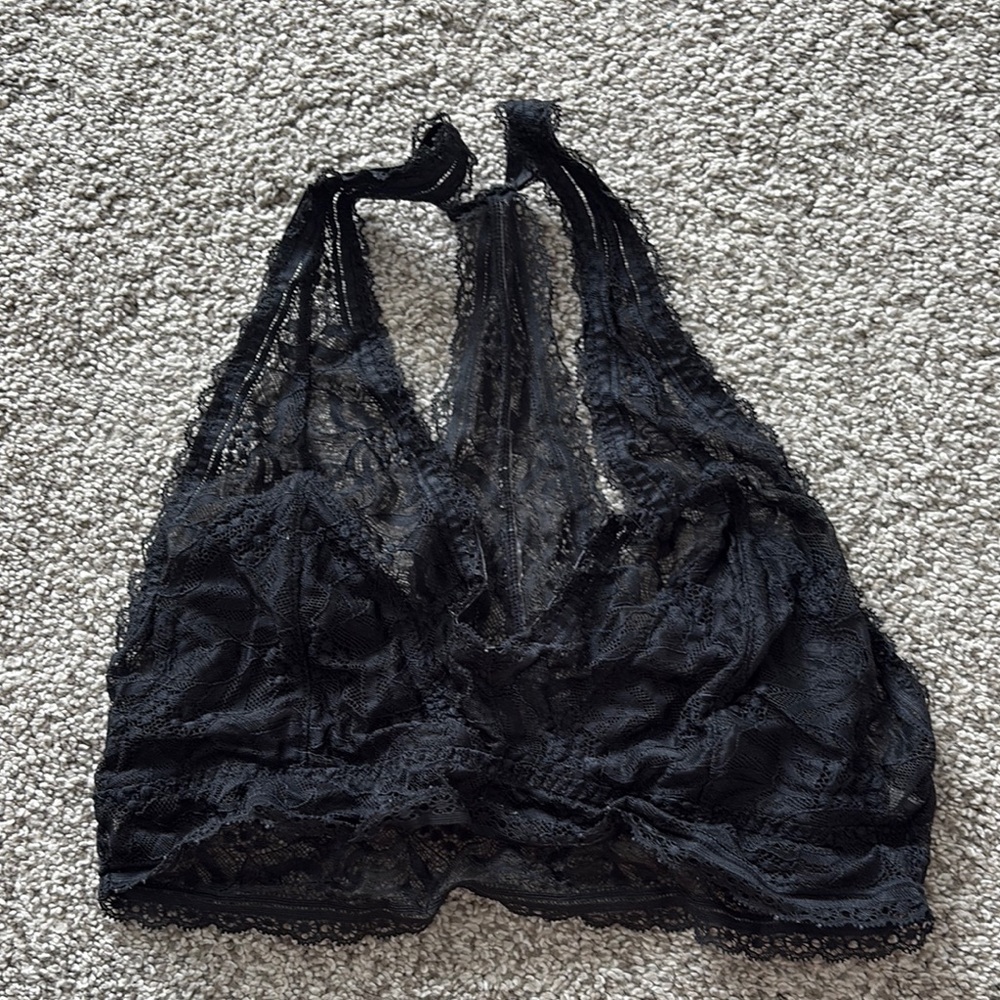 Elegant Black Lace Bra